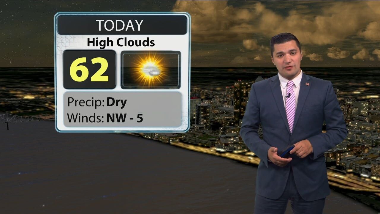 Bryce Jones' early Friday morning forecast